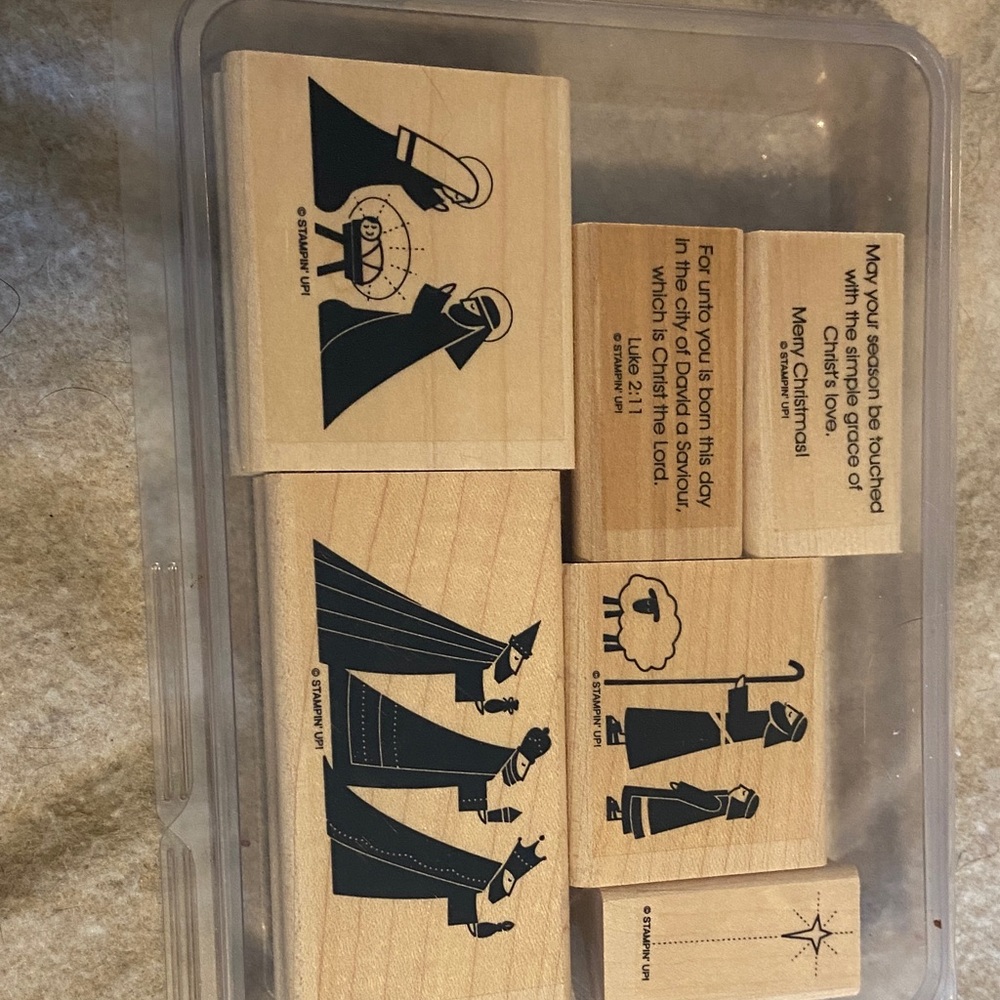 Stampin' Up! “Season of Simple Grace” Nativity Rubber Stamps